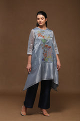 Dawn A-Line Co-Ord Set Blue Grey