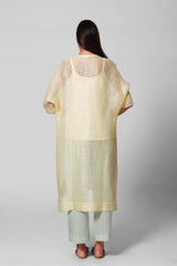 Blossom Anti-Fit Kurta Set Pastel Yellow