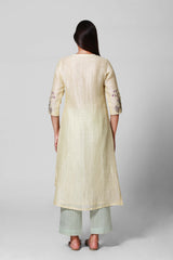 Blossom Asymmetrical Co-Ord Set Pastel Yellow