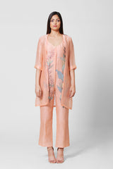 Blossom Jumpsuit With Jacket Peachy Pink