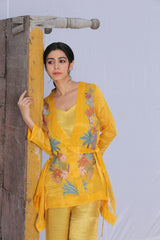 Dawn Short Jacket Co-Ord Set Bright Yellow