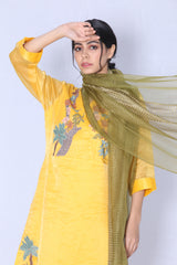 Dawn Yoke Suit Set Bright Yellow