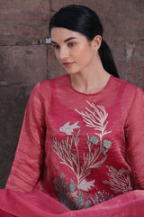 Dawn A-Line Co-Ord Set Deep Pink