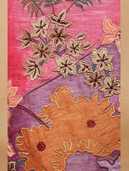 Floris Ombre Kurta Set with Dupatta Pink Purple