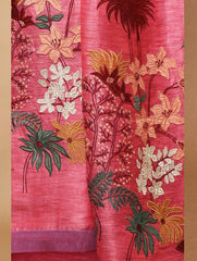 Floris Ombre Kurta Set with Dupatta Pink Purple