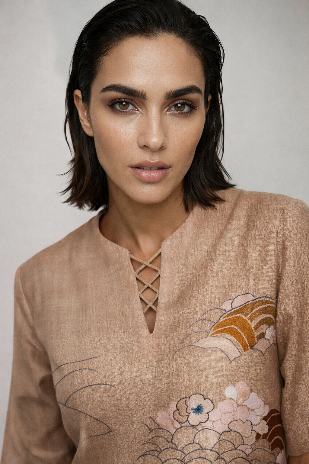 Mizu Beige Kurta Set