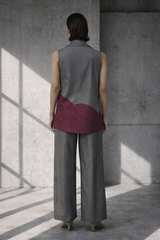 Mizu Grey Blazer Set