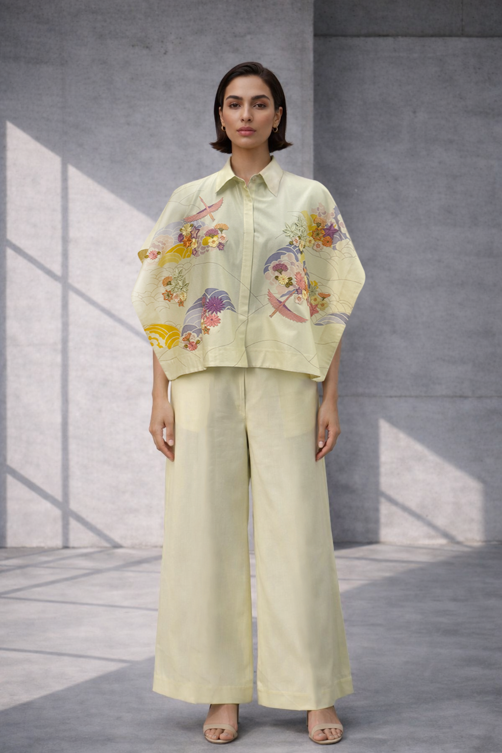 Mizu Butter Yellow  Co-Ord Set