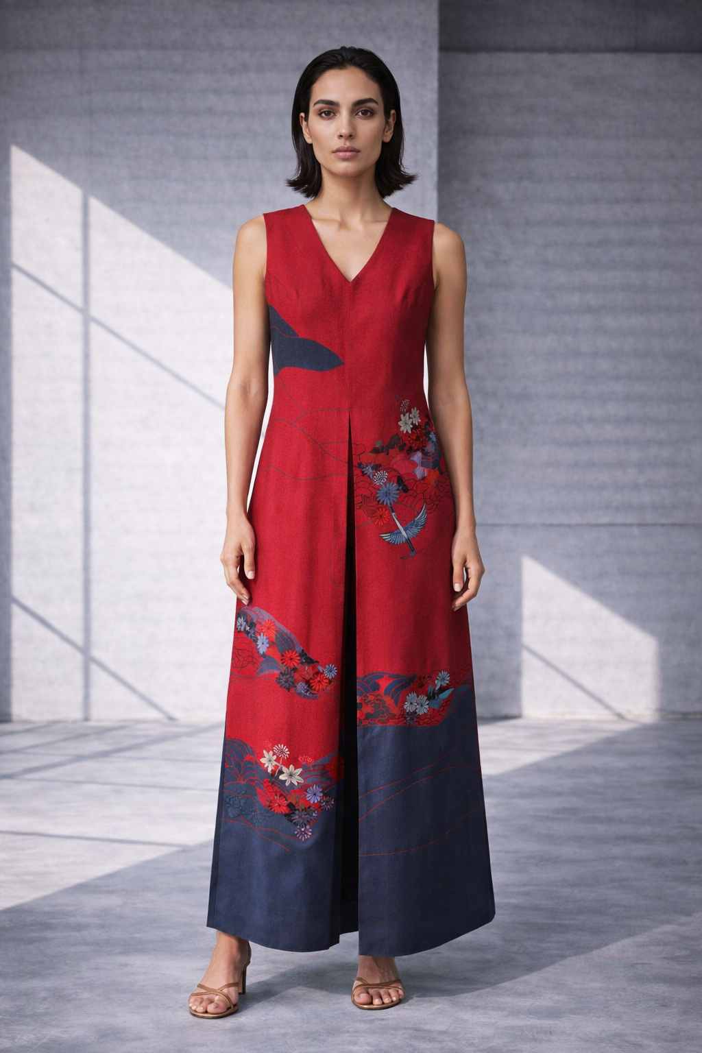 Mizu Red Jumpsuit
