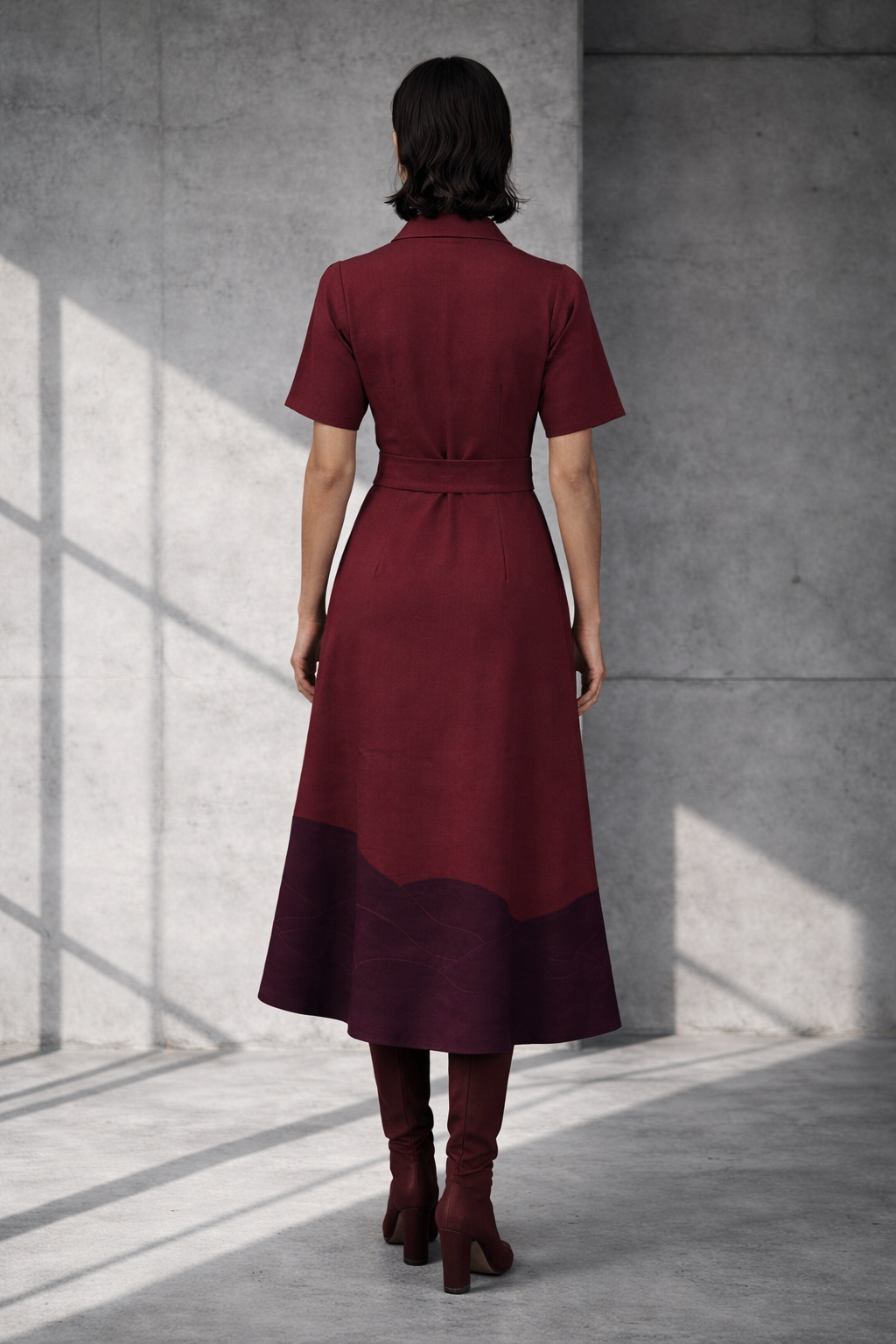 Mizu Maroon Dress