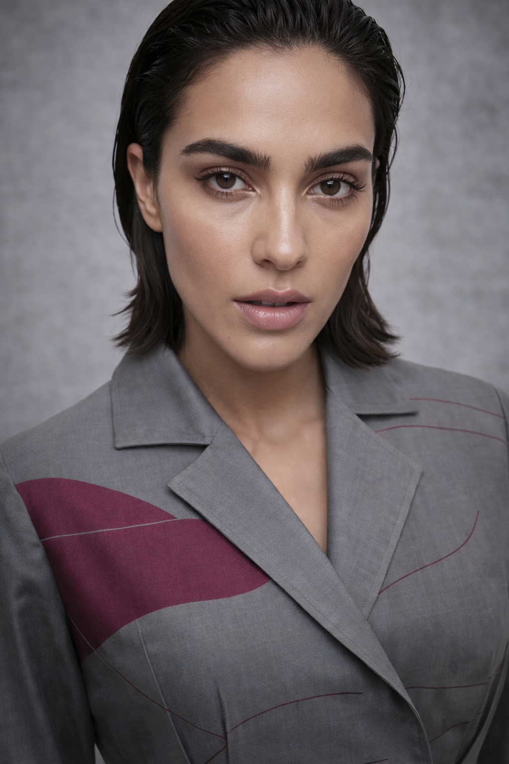 Mizu Grey Wrap Style Jumpsuit