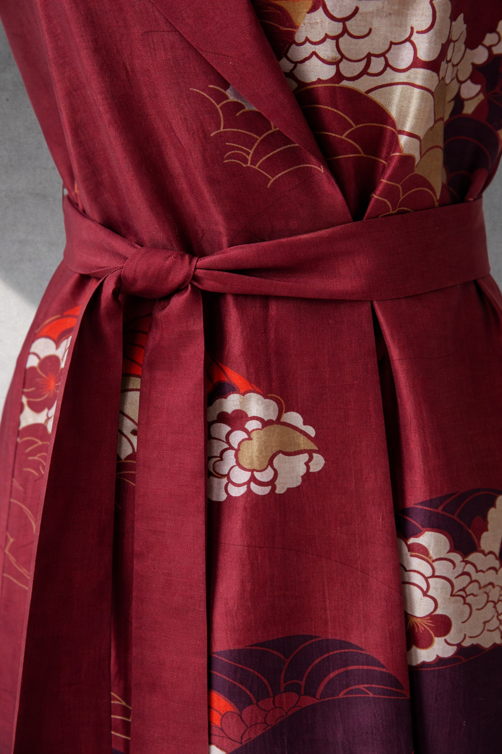 Mizu Maroon Blazer Set