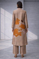 Mizu Beige Long Jacket Set