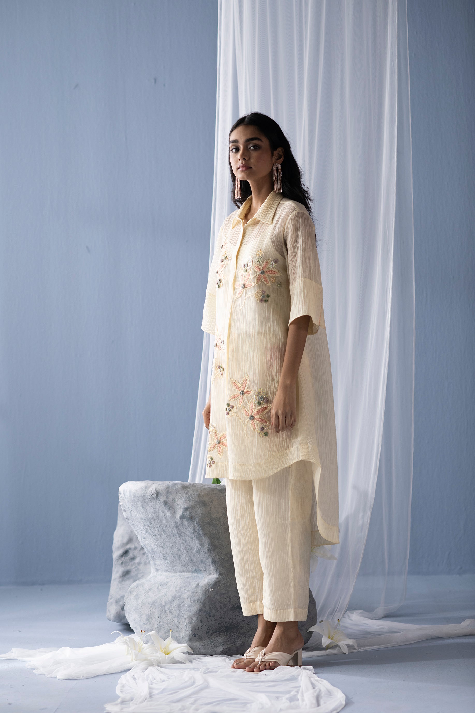 Tresor Kurta Set Ivory