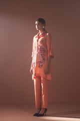 Tresor Short Kurta Set Orange